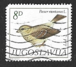 Stamps Yugoslavia -  1568 - Gorrión Molinero