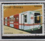 Stamps Guinea Bissau -  Tranvias, 