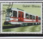 Sellos de Africa - Guinea Bissau -  Tranvias, 