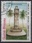 Sellos de Africa - Guinea Bissau -  IV Centenario d' l' Ciudad d' Cacheu, Monumento