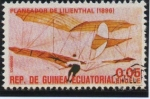 Sellos de Africa - Guinea Ecuatorial -  Planeadord'  Lilienthal 1896