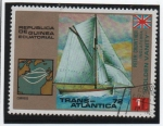 Stamps Equatorial Guinea -  Juegos olimpicos Regatas, Peter crowther, Iglatera