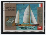 Stamps Equatorial Guinea -  Juegos olimpicos Regatas, Alan Colas, Francia