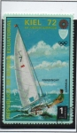 Stamps Equatorial Guinea -  XX Juegos olimpicos Regatas KIEL'72, Finndinghy