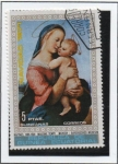 Stamps Equatorial Guinea -  Navidad, Raphael