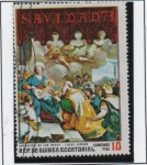 Stamps Equatorial Guinea -  Navidad'73: Adoracion d' l' Reyes