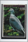 Stamps Equatorial Guinea -  Pajaros d' Asia; Paloma torcaz