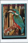 Stamps Equatorial Guinea -  Pajaros d0 Europa: Martin pescador