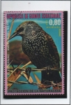 Stamps Equatorial Guinea -  pajaros d' america d' Norte. Estornino