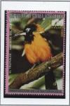 Stamps Equatorial Guinea -  pajaros d' america d' Norte. Trupiales