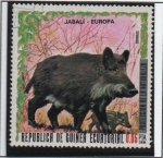 Stamps Equatorial Guinea -  animales europeos. Jabalí