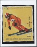 Stamps Equatorial Guinea -  Juegos d' Invierno Palacio d' Hielo