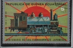 Sellos de Africa - Guinea Ecuatorial -  Centenario d' l' Ferrocarriles Japoneses