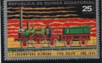 Stamps Equatorial Guinea -  1º locomotora Alemana, 1935