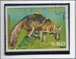 Stamps Equatorial Guinea -  Animales d' America d' Norte, Zorro Gris