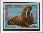 Stamps Equatorial Guinea -  Animales d' America d' Norte, Morsa