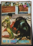 Stamps Equatorial Guinea -  Tauromaquia. Pase d' Rodillas