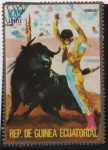 Stamps Equatorial Guinea -  Tauromaquia. Vanderillas