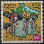 Sellos de Africa - Guinea Ecuatorial -  Tur d' Francia, E. Merckx, Belgica