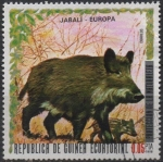 Stamps Equatorial Guinea -  animales europeos. Jabalí