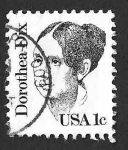 Sellos de America - Estados Unidos -  1844 - Dorothea Dix