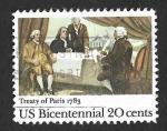 Stamps United States -  2052 - Bicentenario del Tratado de París