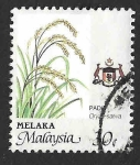 Sellos de Asia - Malasia -  94 - Arroz (MELAKA)