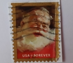 Stamps : America : United_States :  Santa 1 - Papá Noel- Sparking Holidays