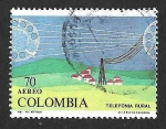 Stamps : America : Colombia :  C790 - Telefonía Rural