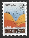Stamps : America : Colombia :  C791 - 450 Aniversario de la Fundación de Bogotá