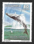 Sellos de America - Colombia -  C839 - Ballena Jorobada