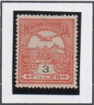 Stamps Hungary -  Turul y Corona d' San Esteban