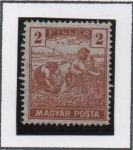 Stamps Hungary -  Cosecha