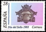 Sellos de Europa - Espaa -  ESPAÑA 1993 3243 Sello Nuevo Día Mundial del Sello Buzón de 1908 Michel3101 Scott2699