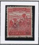 Stamps Hungary -  Cosecha