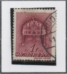 Stamps Hungary -  Corona d San Esteban