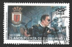 Stamps Chile -  1015 - LXXV Aniversario de la Fuerza de Submarinos