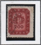 Stamps Hungary -  Escudo d' Armas