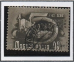 Stamps Hungary -  Agricultura mecanizada