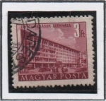 Stamps Hungary -  Budapes Edificios: Sede Central construcion