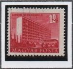 Stamps Hungary -  Edificio, Ujpest