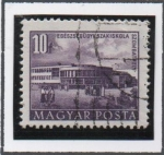 Stamps Hungary -  Instituto d' Investigación Medica, Szombathely