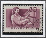 Stamps Hungary -  Trabajadores d' sector Textil