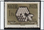 Stamps Hungary -  Panal y abeja