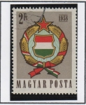 Stamps Hungary -  Armas d' Hungria