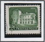 Stamps Hungary -  Castillos: Tata