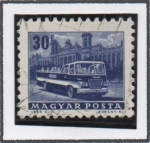 Stamps Hungary -  Bus