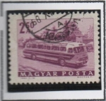 Stamps Hungary -  Bus turistico