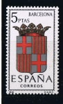 Sellos de Europa - Espa�a -  Escudos de Provincias  Barcelona