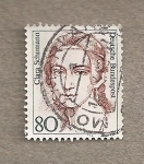 Stamps Germany -  Clara Schumann